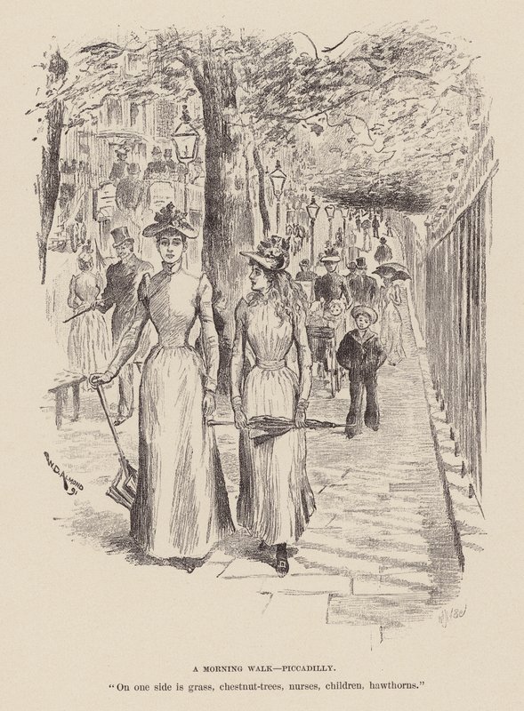 Una passeggiata mattutina, Piccadilly da William Douglas Almond