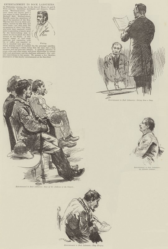 Intrattenimento per i lavoratori portuali da William Douglas Almond