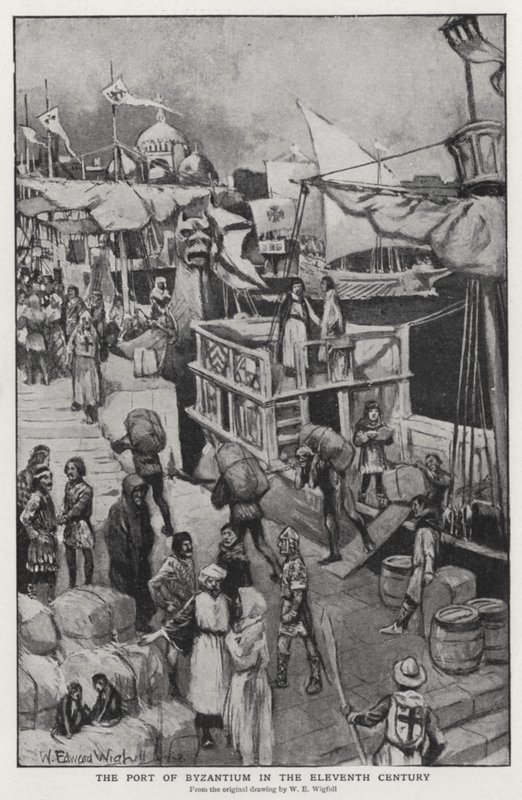 Il porto di Bisanzio nell