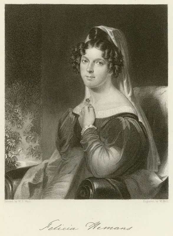 Felicia Hemans da William Edward West