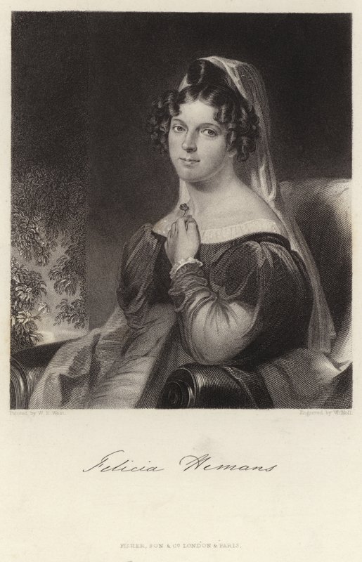 Felicia Hemans da William Edward West