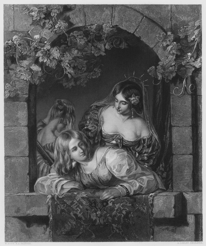 Le Spose di Venezia, dal quadro nella Galleria Vernon da William Etty