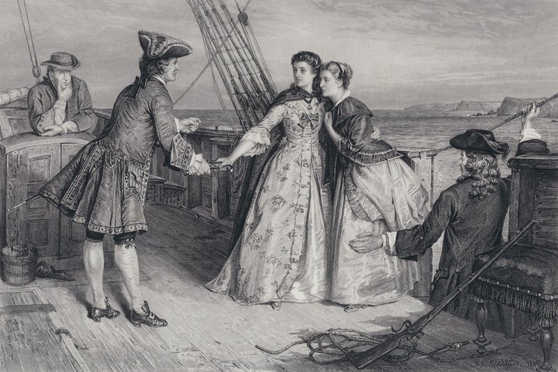 Illustrazione per Il Pirata di Sir Walter Scott da William Ewart Lockhart