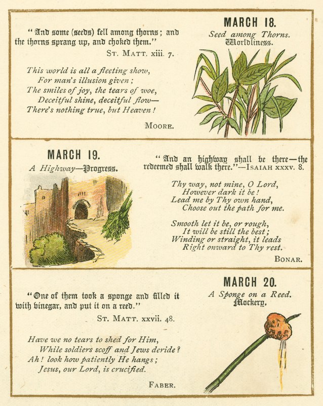 Pagina dal Libro Anniversario della Bibbia Emblema da William Foster