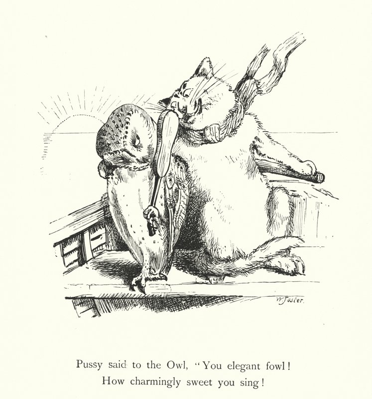 Il gufo e la gattina da William Foster