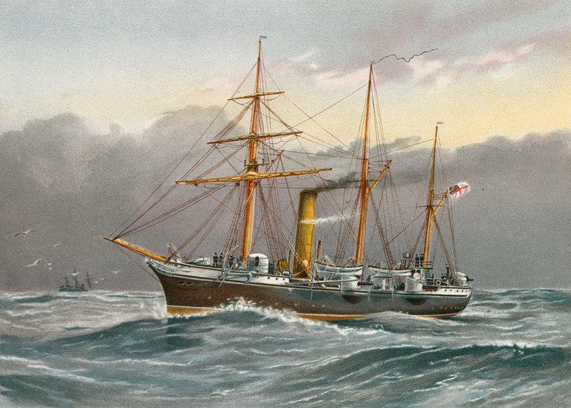 HMS Nymphe da William Frederick Mitchell