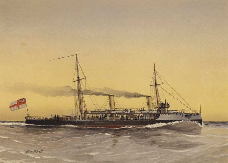 HMS Speedwell da William Frederick Mitchell