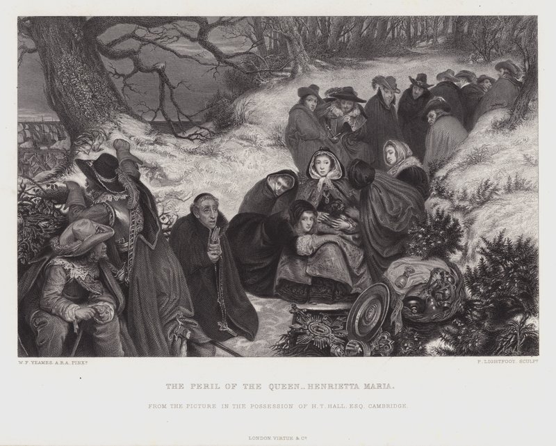 Il Pericolo della Regina Enrichetta Maria da William Frederick Yeames
