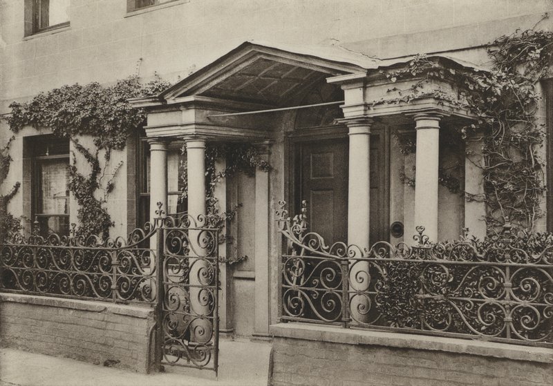 Porta, Portico Arcato a Wimborne, Dorset da William Galsworthy Davie