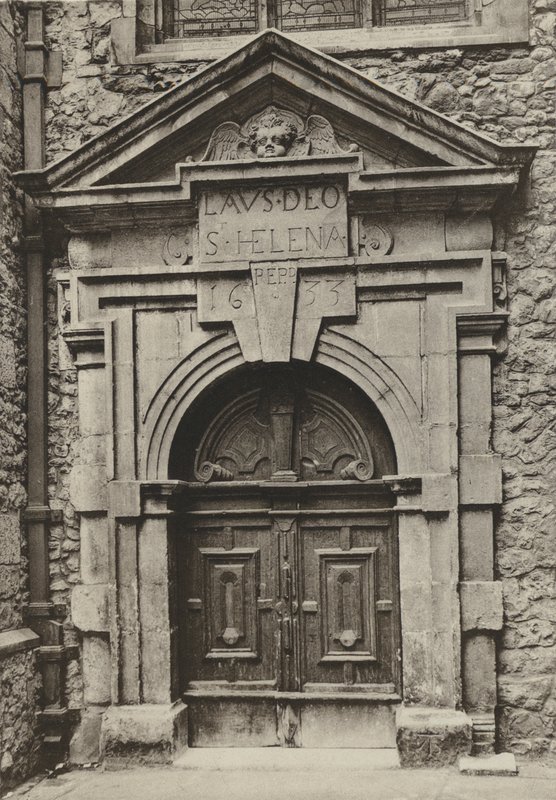 Porta, Chiesa di St Helen, Londra da William Galsworthy Davie