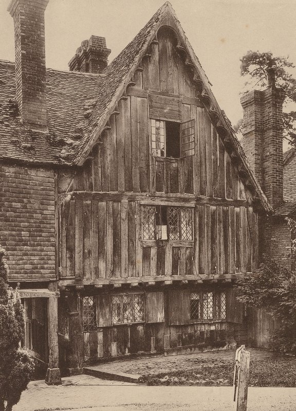 Nel cimitero della chiesa, Penshurst, Kent (foto in b/n) da William Galsworthy Davie