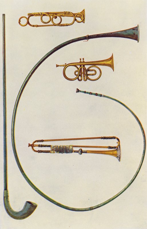 Strumenti musicali: Lituus e Buccina, Cornetta, Trombe da William Gibb