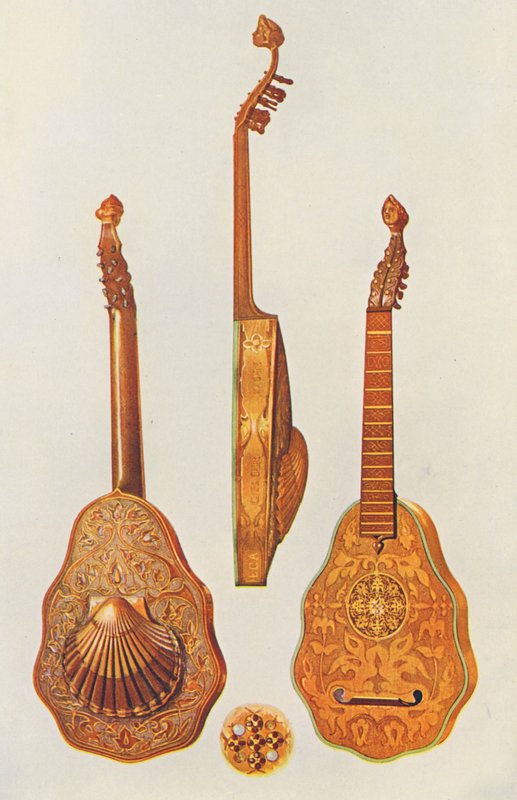 Strumenti musicali: Liuto della regina Elisabetta da William Gibb