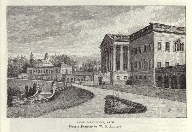 Pior Park House a Bath da William Grylls Addison