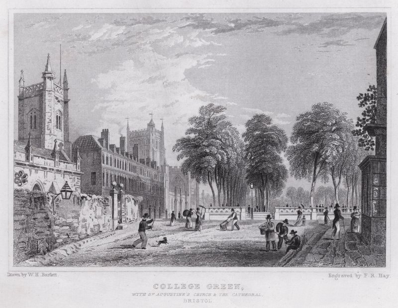 College Green, con la Chiesa di Sant