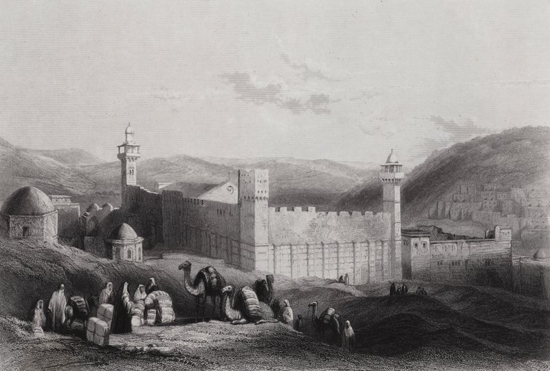 Hebron, Il Haram da William H. Bartlett
