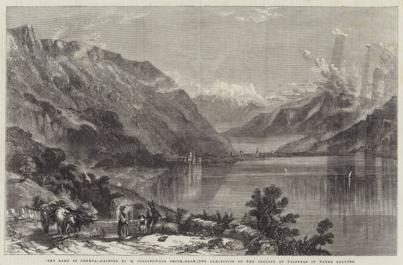 Il lago di Ginevra da William Harding Collingwood-Smith