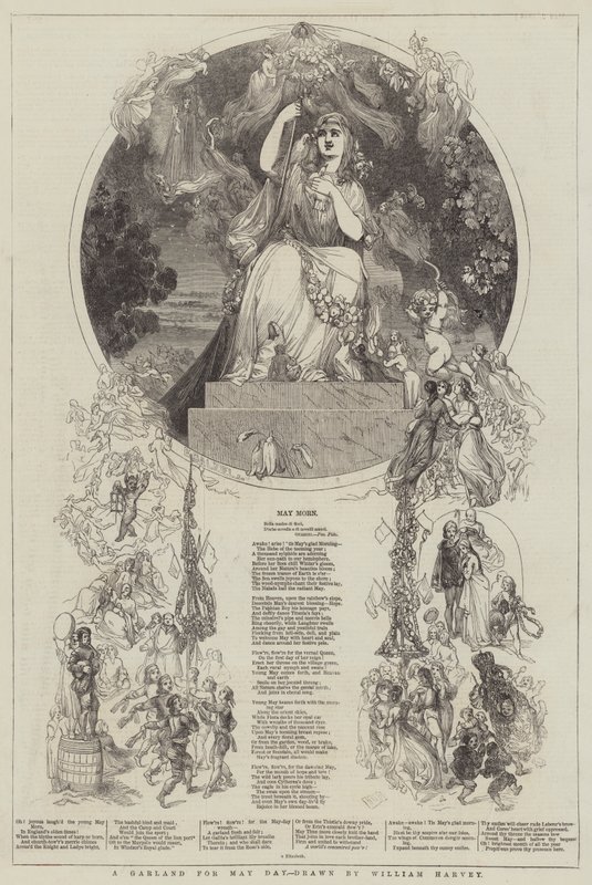 Una ghirlanda per il Primo Maggio da William Harvey