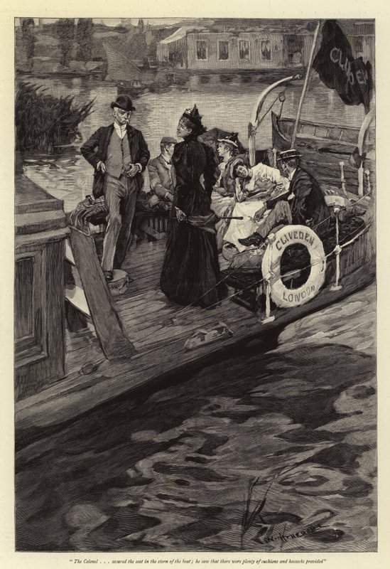 In barca sul Tamigi da William Hatherell
