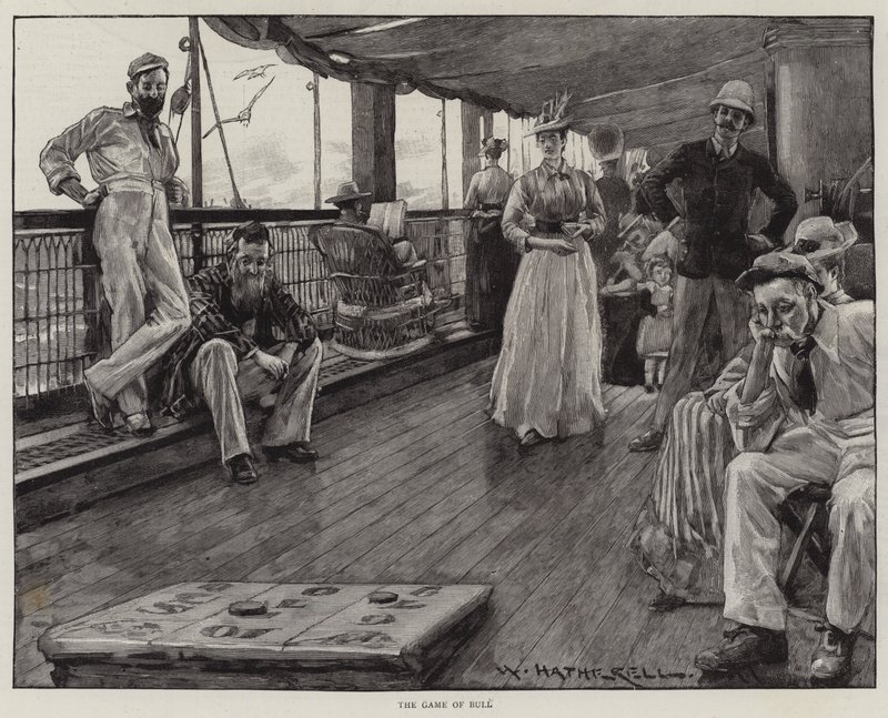 Vita in Mare su un Transatlantico Australiano da William Hatherell