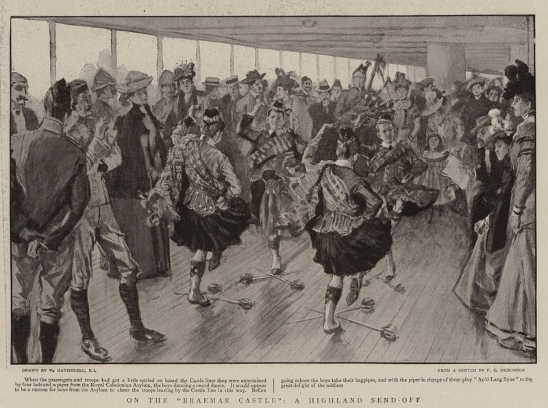 Sul castello di Braemar, un addio delle Highlands da William Hatherell
