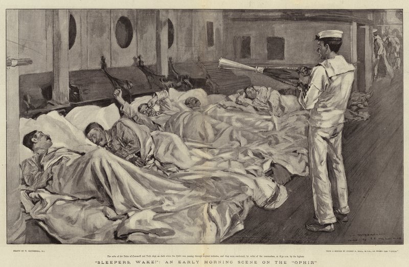Dormienti, svegliatevi!, una scena mattutina sull