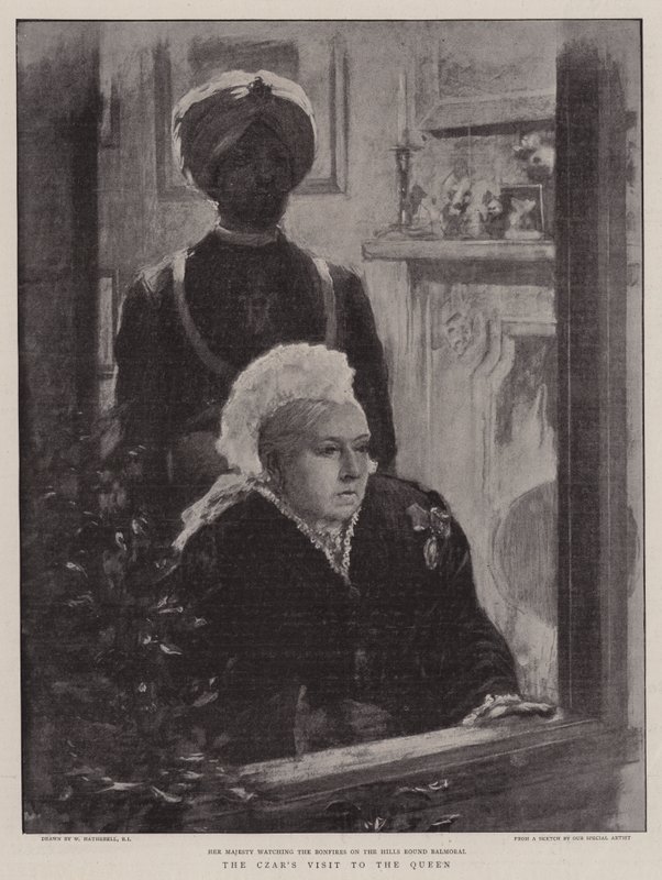 La visita dello Zar alla Regina da William Hatherell