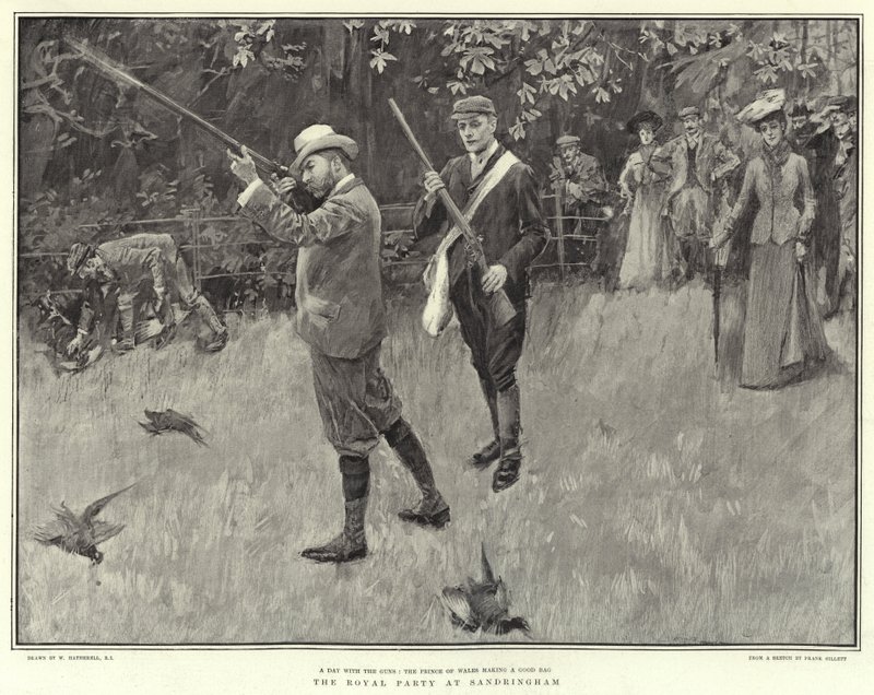Il gruppo reale a Sandringham da William Hatherell