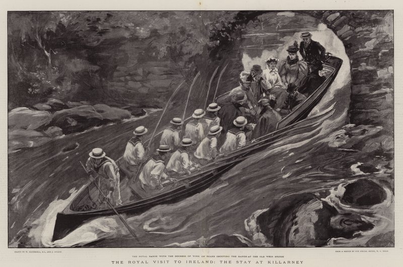 La visita reale in Irlanda, il soggiorno a Killarney da William Hatherell