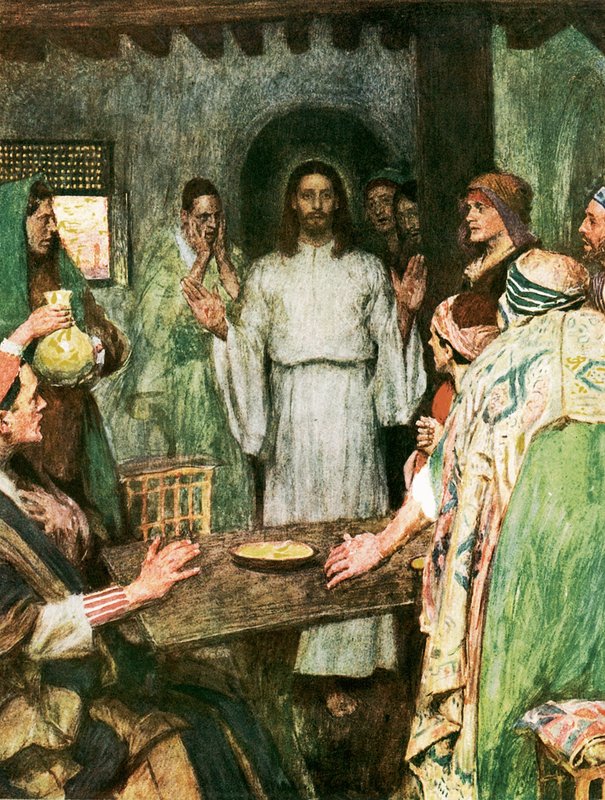 Poi venne Gesù e si fermò in mezzo a loro da William Hatherell
