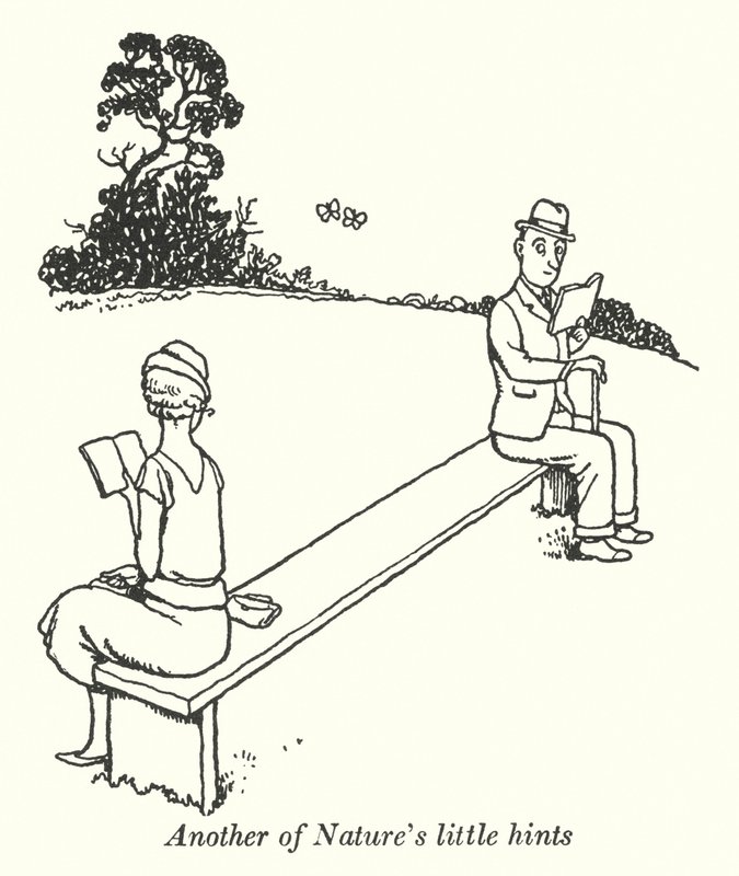 Un altro dei piccoli suggerimenti della natura (litografia) da William Heath Robinson
