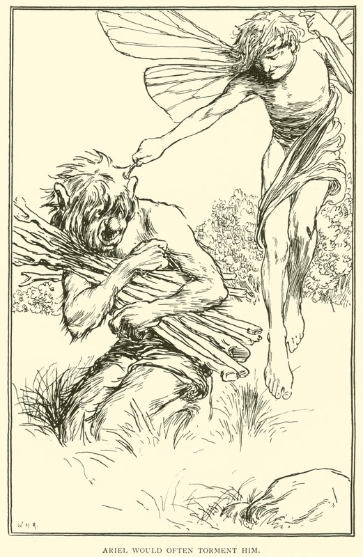 Ariel lo tormentava spesso da William Heath Robinson