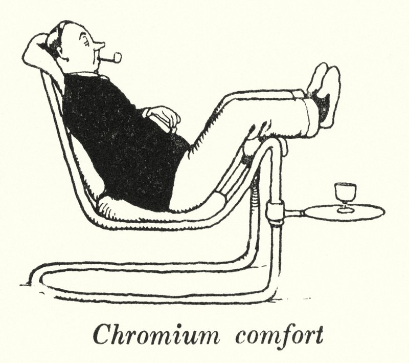 Comfort al Cromo da William Heath Robinson