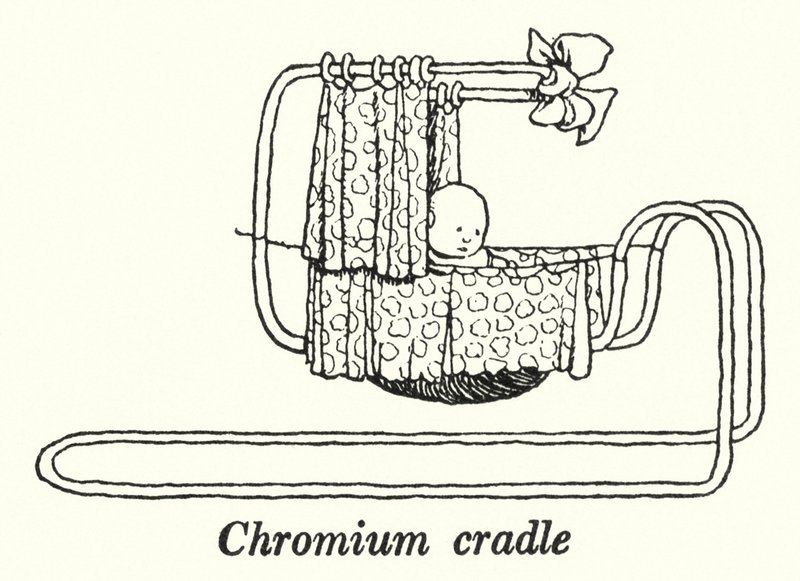 Culla di cromo da William Heath Robinson