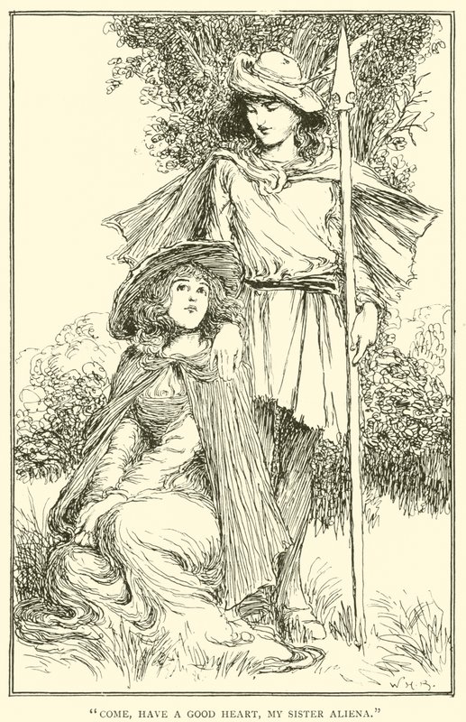 Vieni, abbi un buon cuore, mia sorella Aliena da William Heath Robinson