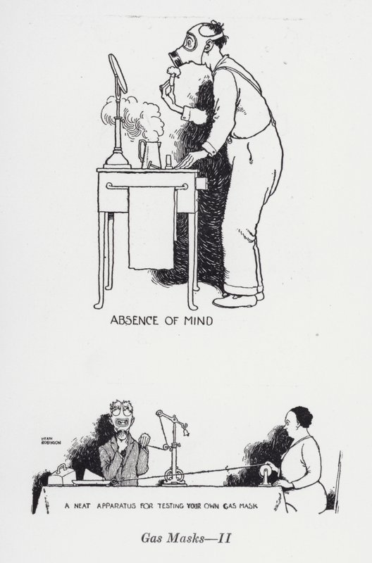 Maschere antigas - II da William Heath Robinson