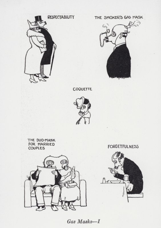 Maschere antigas - I da William Heath Robinson