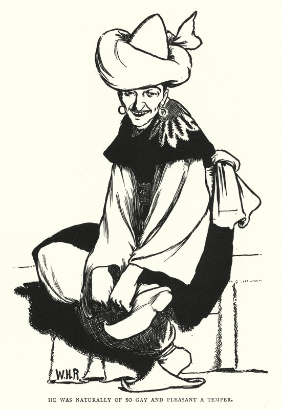 Era naturalmente di temperamento così allegro e piacevole (incisione) da William Heath Robinson