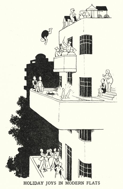 Gioie delle Vacanze in Appartamenti Moderni da William Heath Robinson