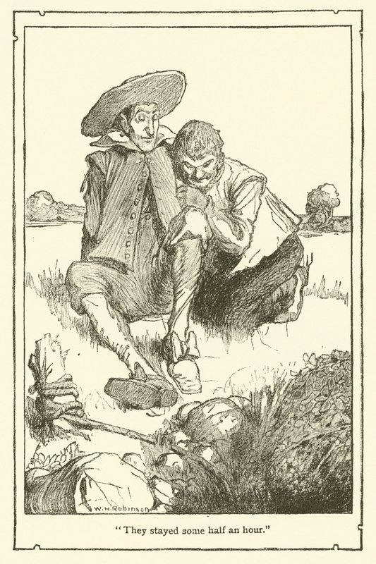 Illustrazione per Don Chisciotte da William Heath Robinson