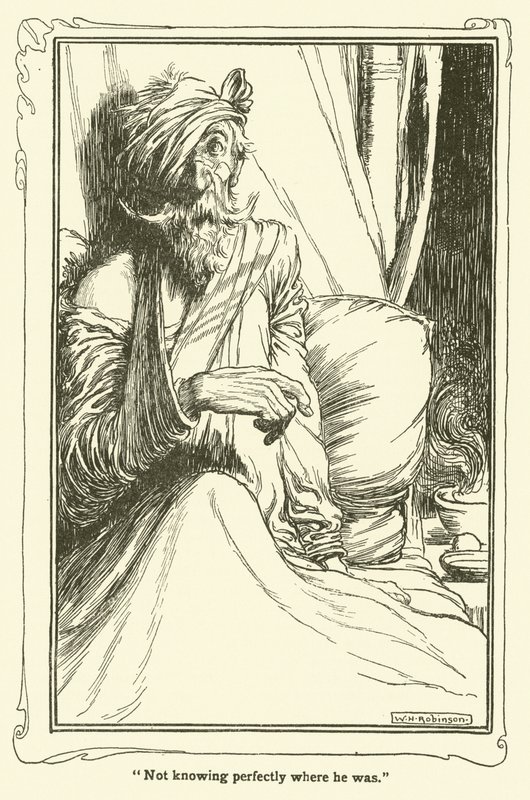 Illustrazione per Don Chisciotte da William Heath Robinson