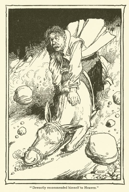 Illustrazione per Don Chisciotte da William Heath Robinson