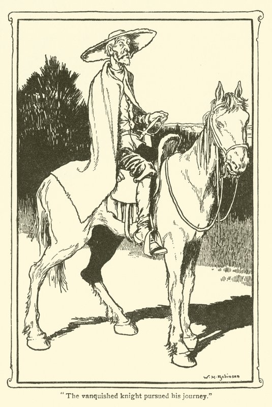 Illustrazione per Don Chisciotte da William Heath Robinson