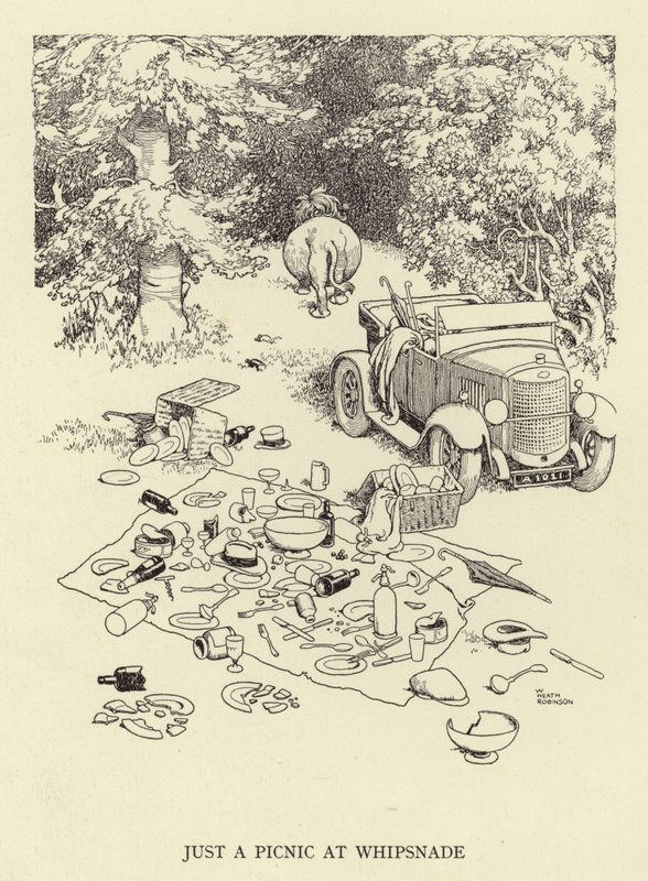Solo un picnic a Whipsnade da William Heath Robinson