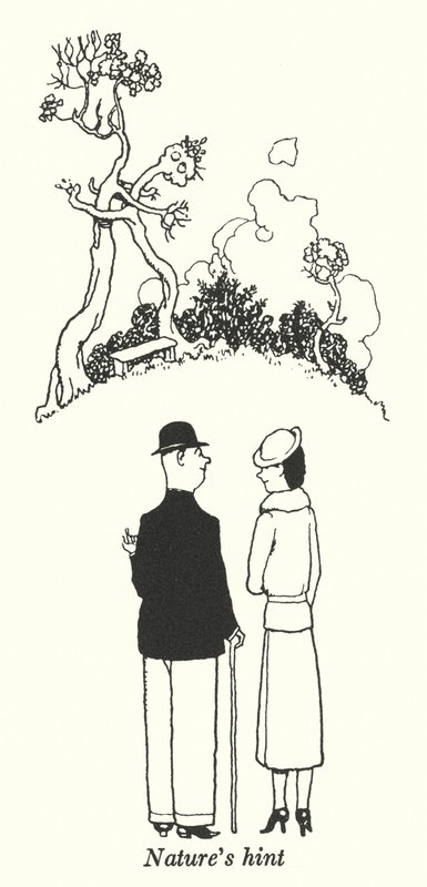 Suggerimento della natura (litografia) da William Heath Robinson