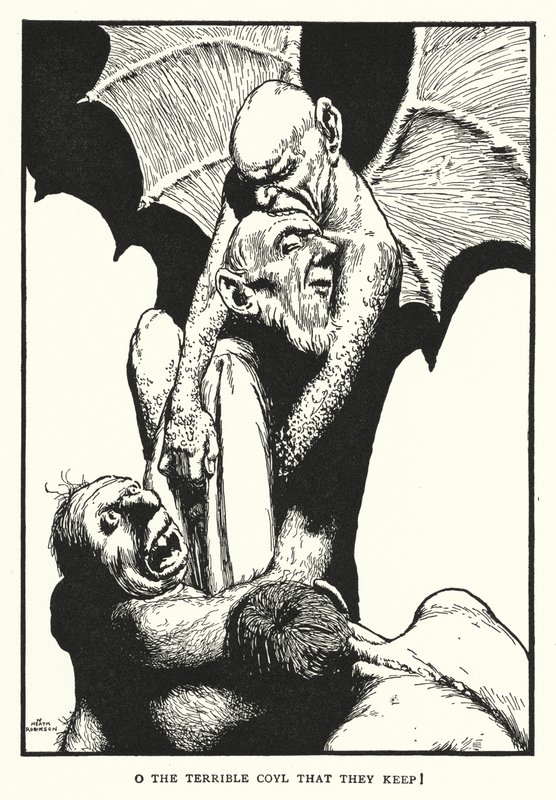 Oh il terribile trambusto che fanno! (litografia) da William Heath Robinson