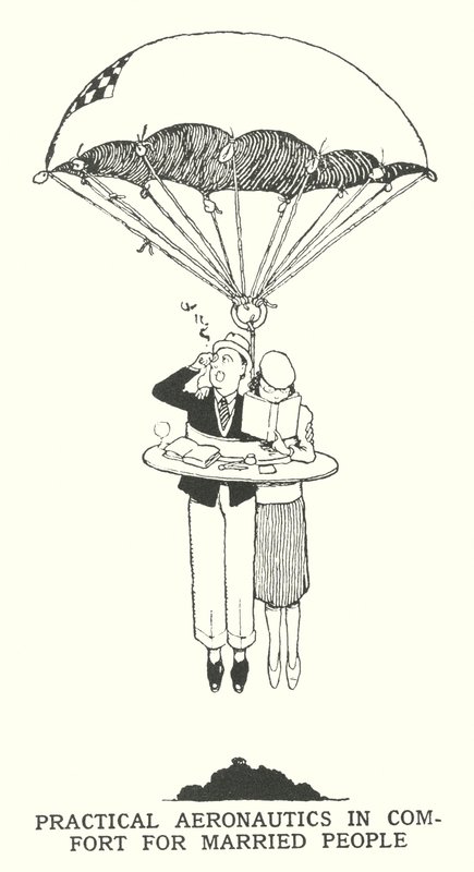 Aeronautica pratica e confortevole per persone sposate da William Heath Robinson