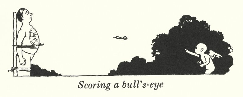 Fare centro (litografia) da William Heath Robinson