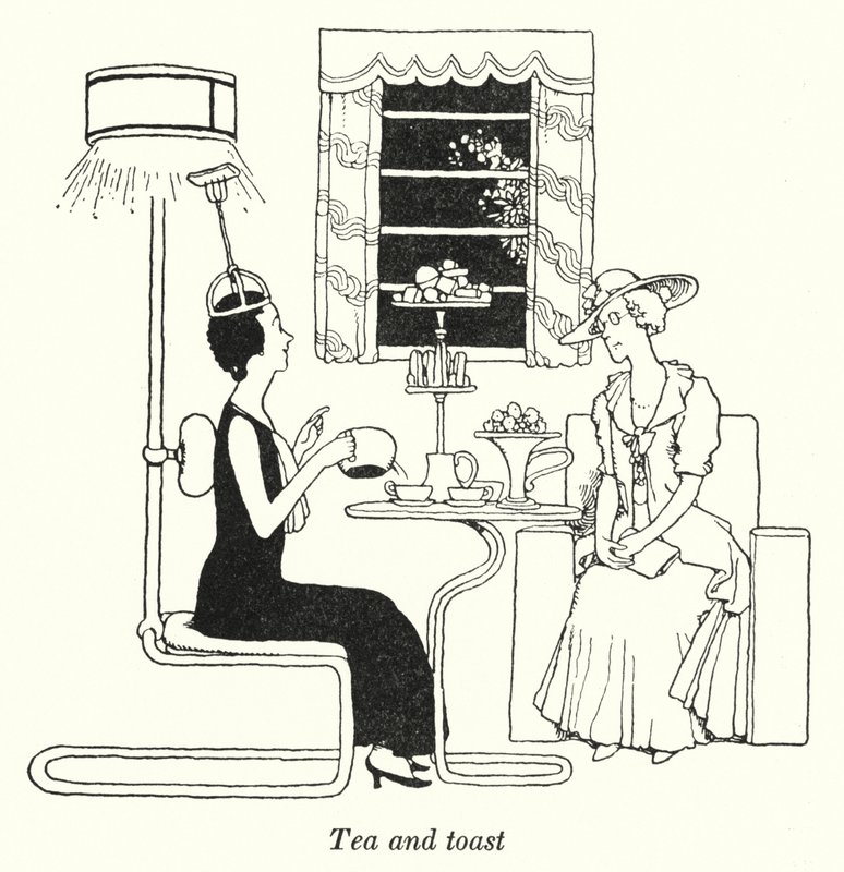 Tè e toast da William Heath Robinson