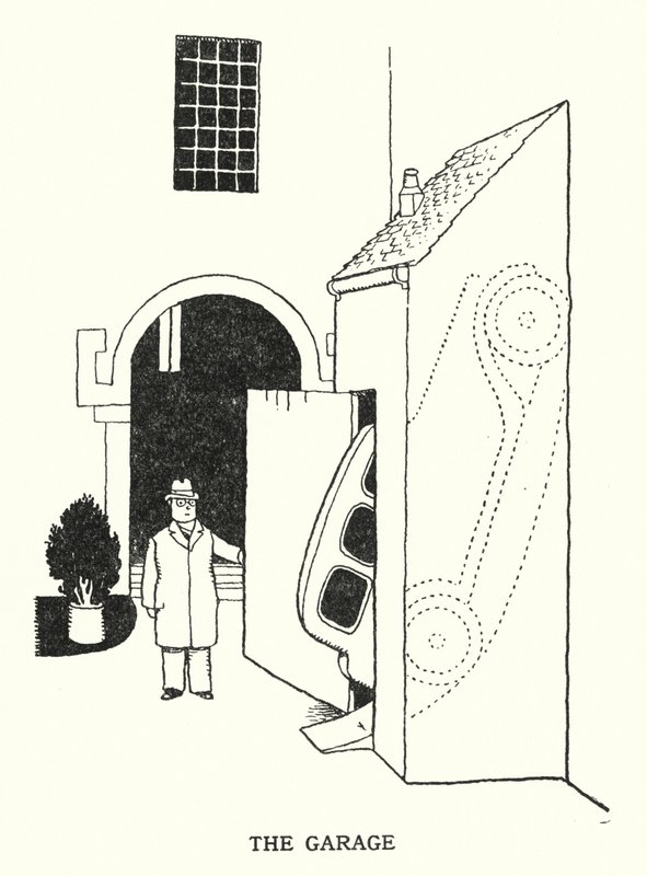Il Garage da William Heath Robinson